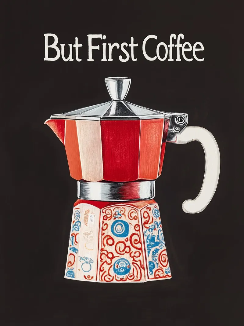 Il primo caffè dell'amore pellicola backlit da Carinaprint