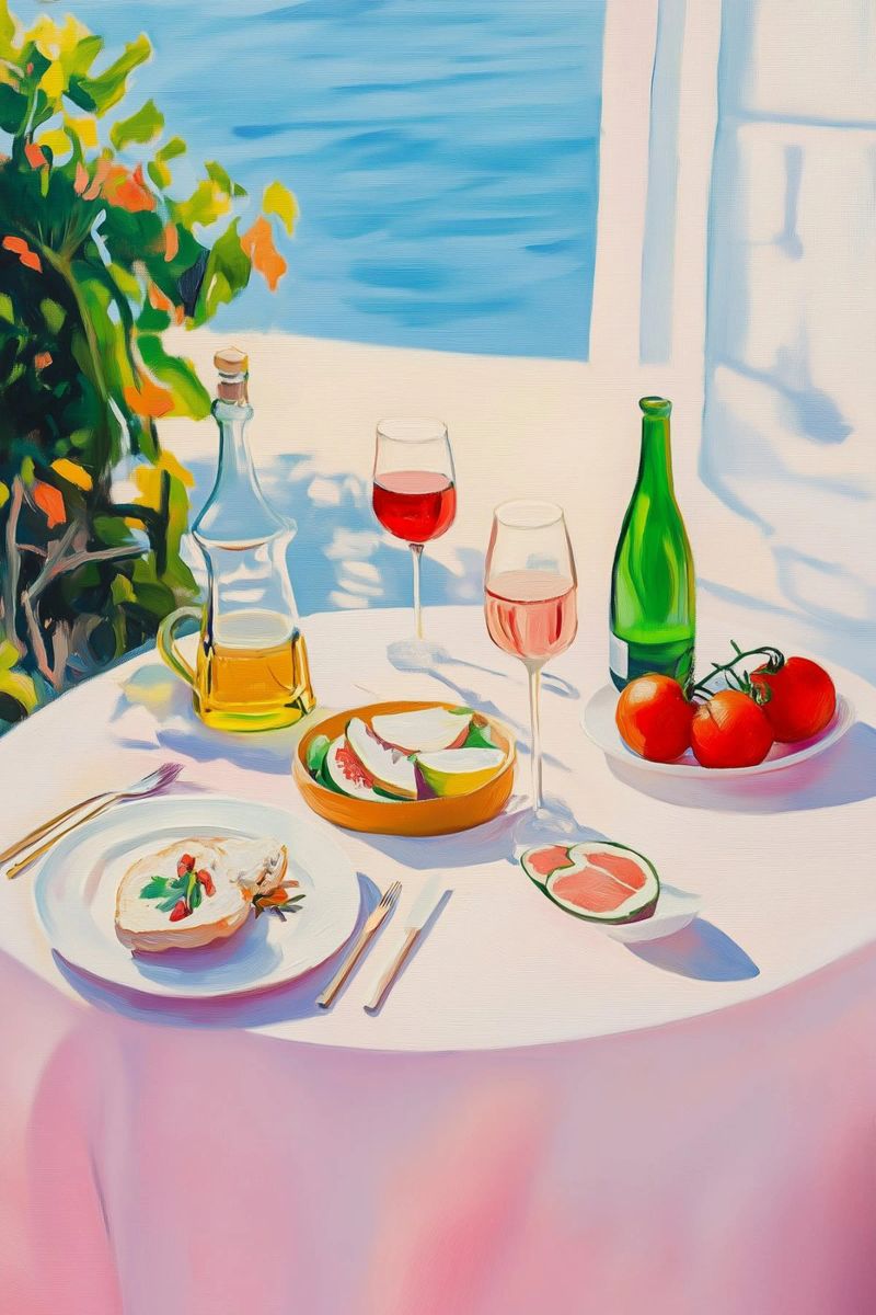 Gourmet im Süden Poster von Carinaprint