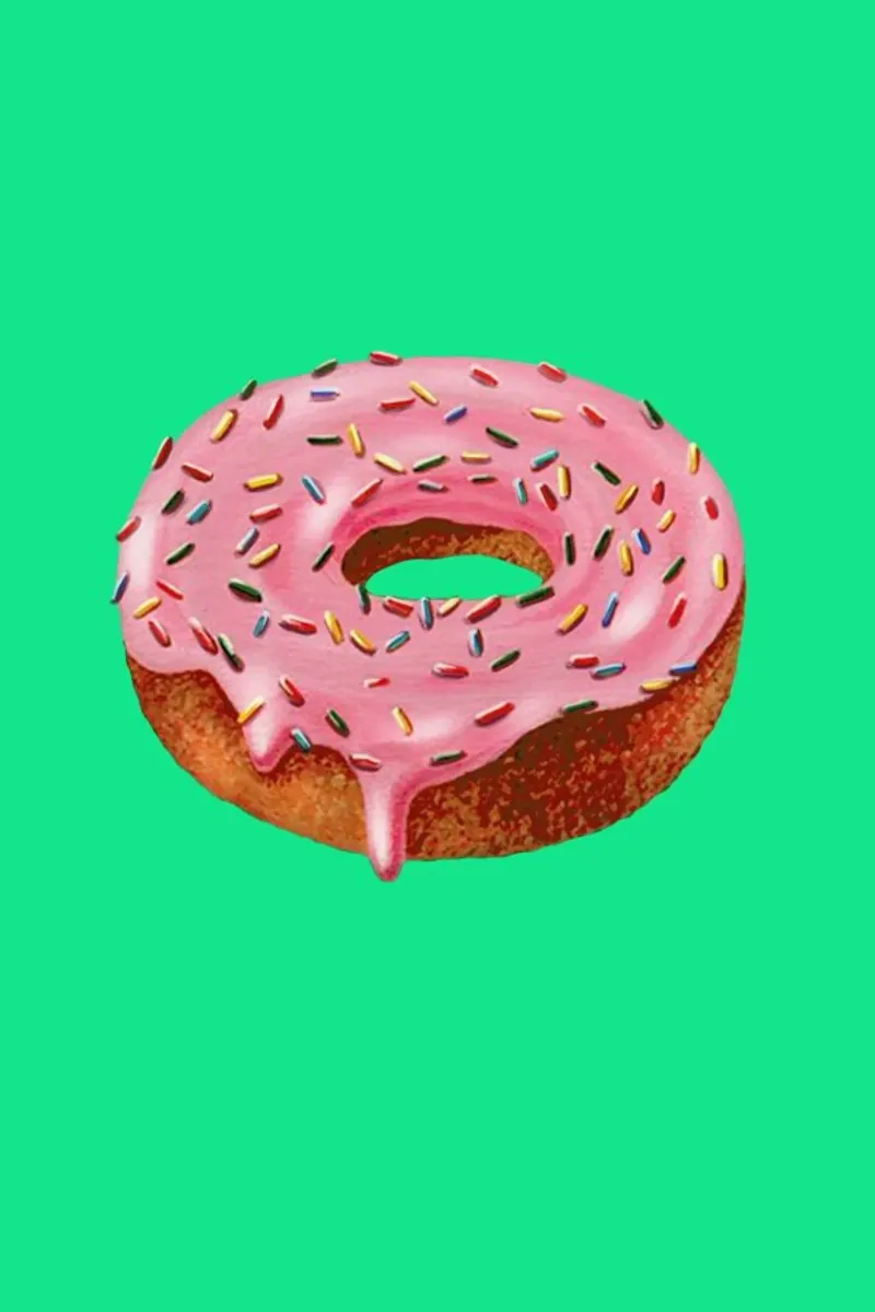 Donut pellicola backlit da Maria Vdovichenko
