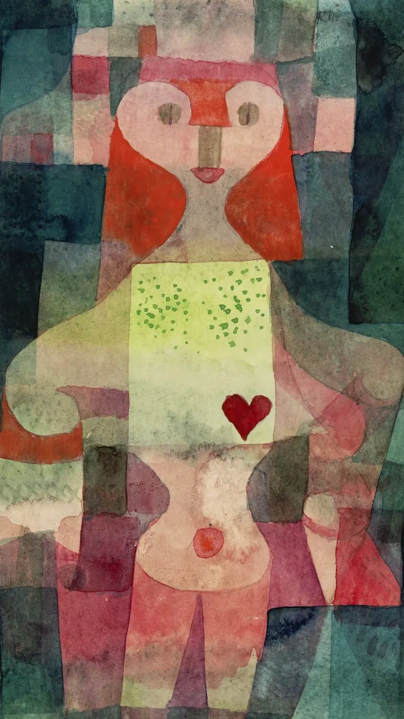 Paul Klee - Regina di cuori alluminio dibond da ARTOTHEK