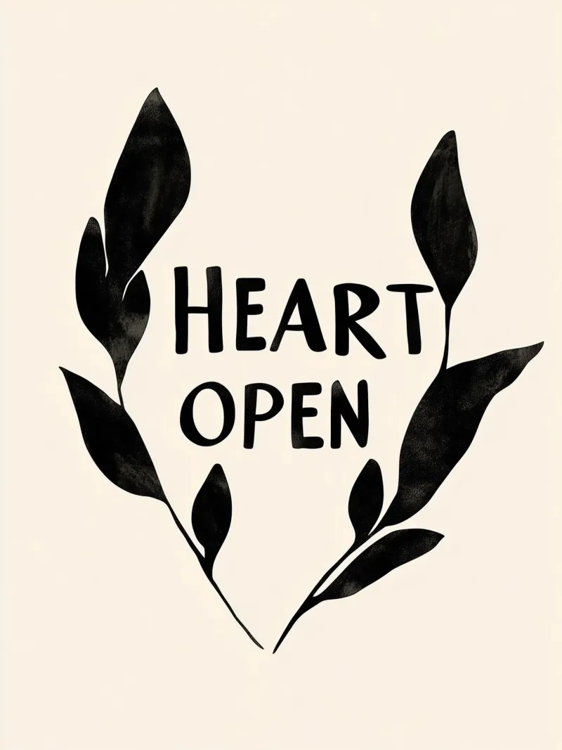 Heart Open poster da treechild