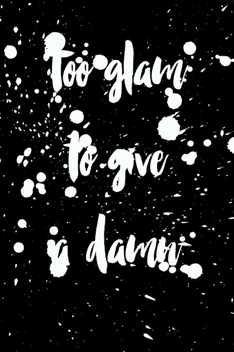 Glam Dirty poster con telaio in alluminio da Maria Kritzas