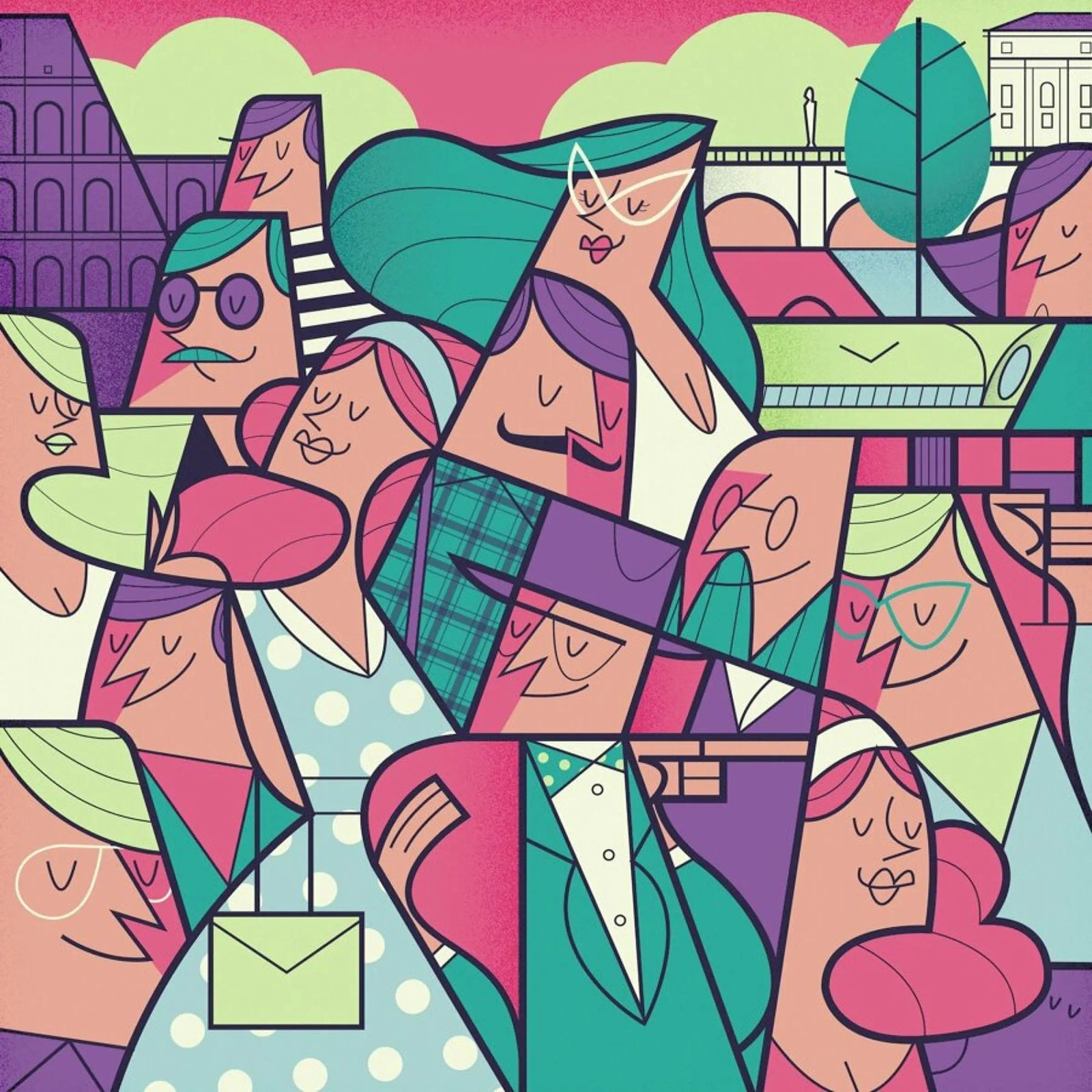 Dolce Vita poster by Ale Giorgini