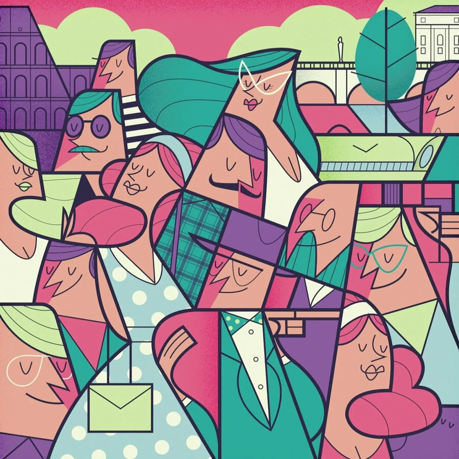 Dolce Vita pellicola backlit da Ale Giorgini
