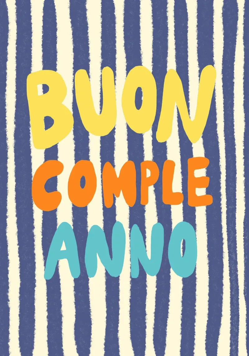 Buon Compleanno -Happy Birthday poster da Studio Dolci