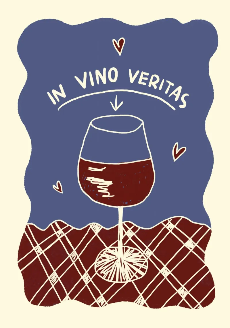 In Vino Veritas poster da Studio Dolci