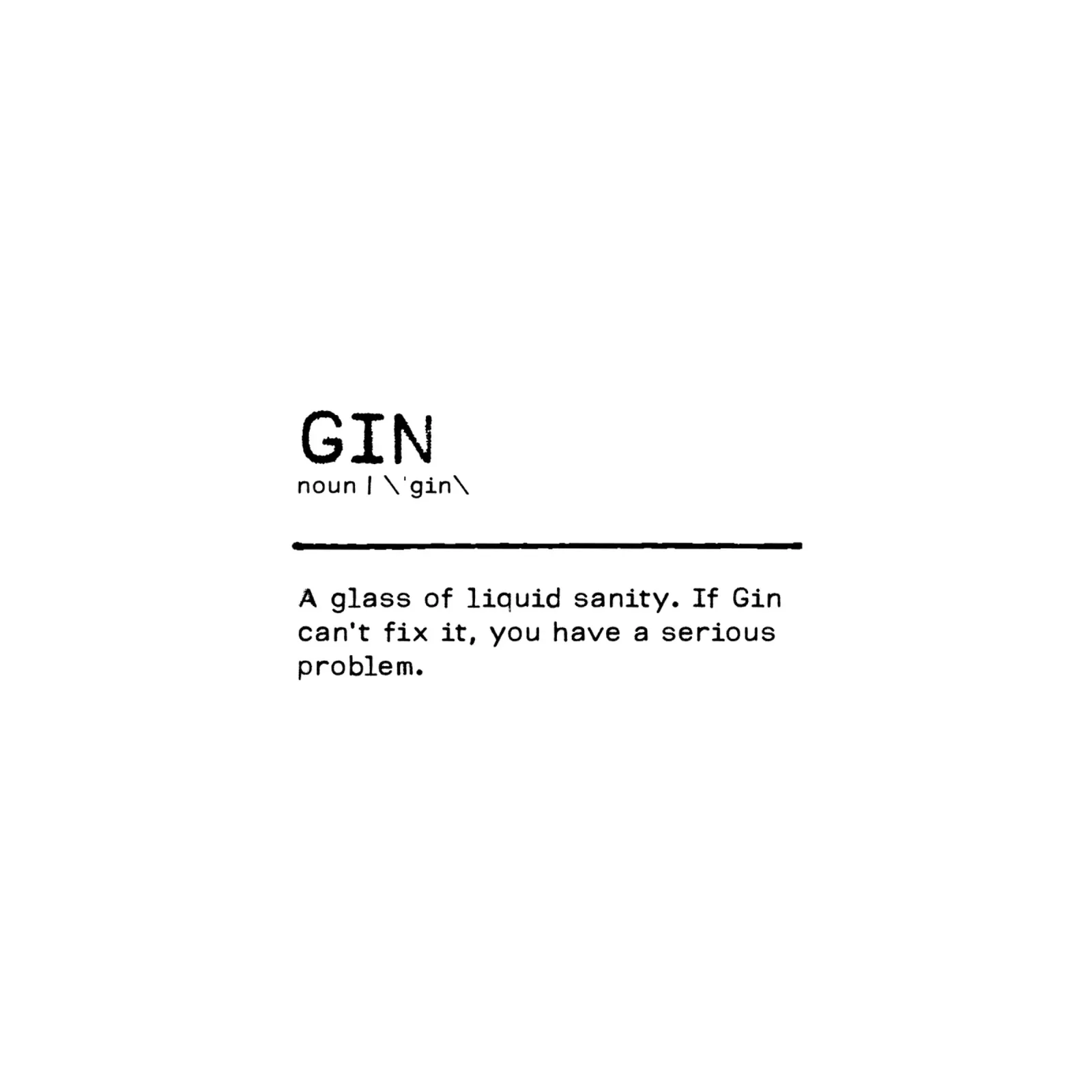 Definizione Citazione - Gin II pellicola backlit da Orara Studio