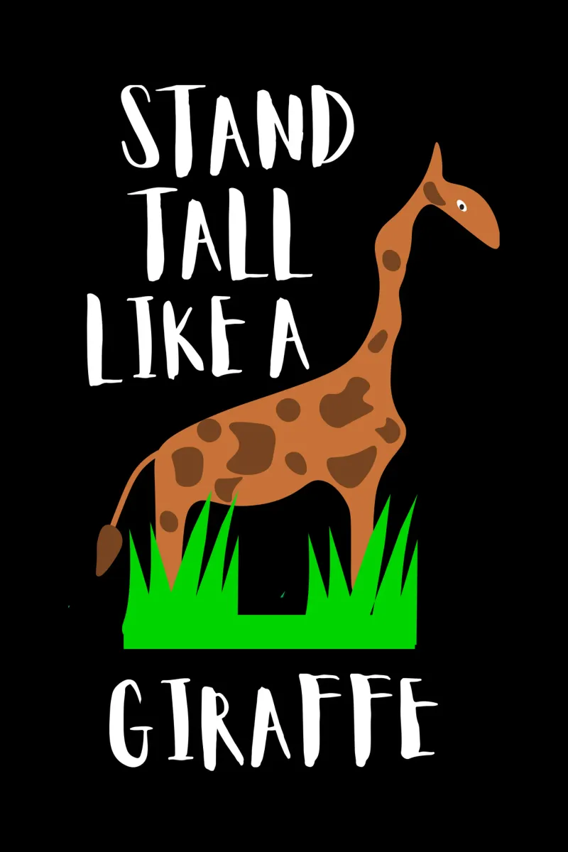 Stand tall like a giraffe pellicola backlit da happieeagle
