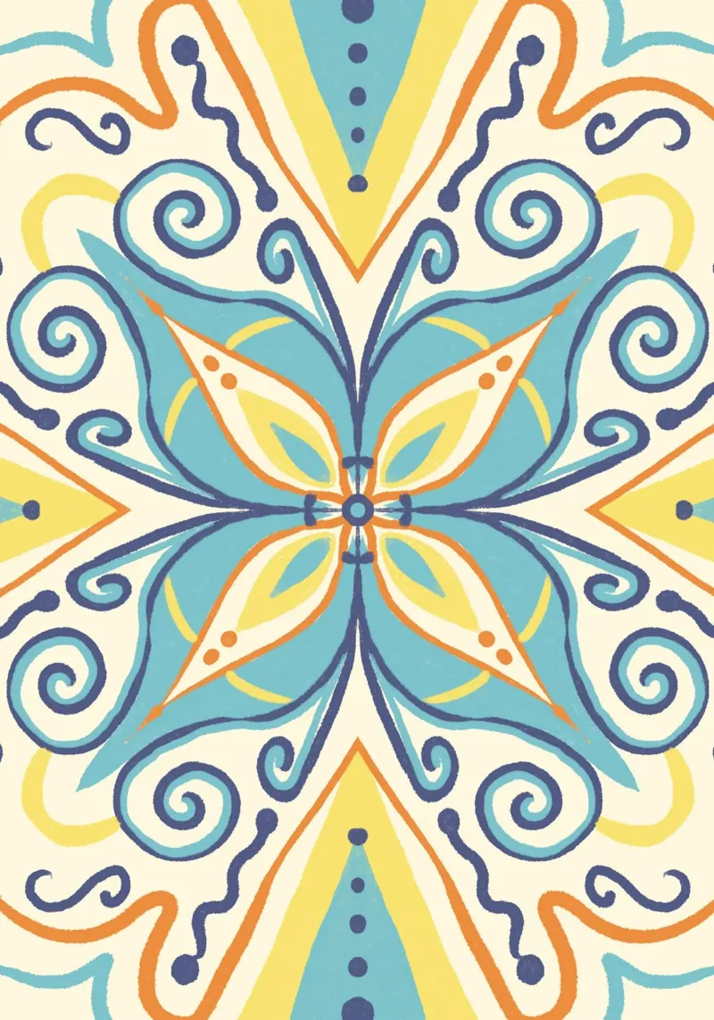 Mandala türkis hahnemühle by Studio Dolci