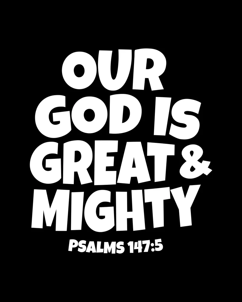Our God is great and mighty alluminio dibond da happieeagle