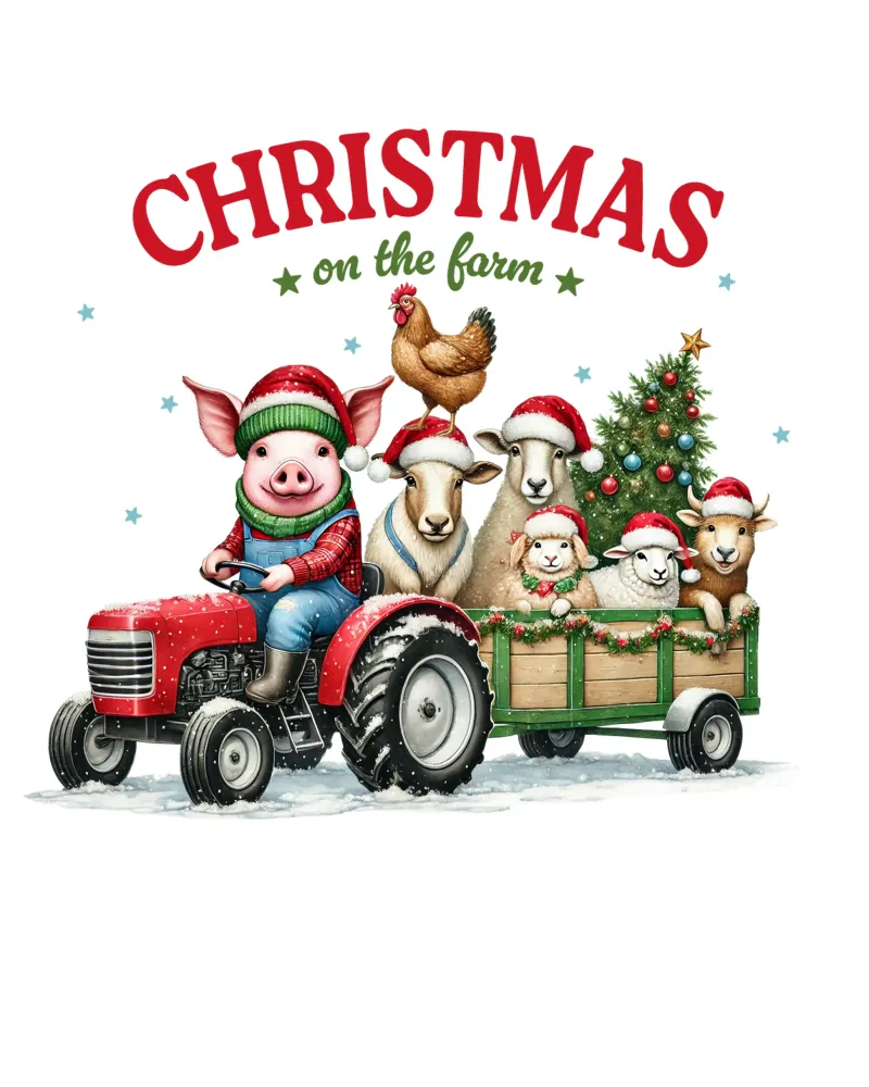 X Christmas on the farm pellicola backlit da edsonramosart
