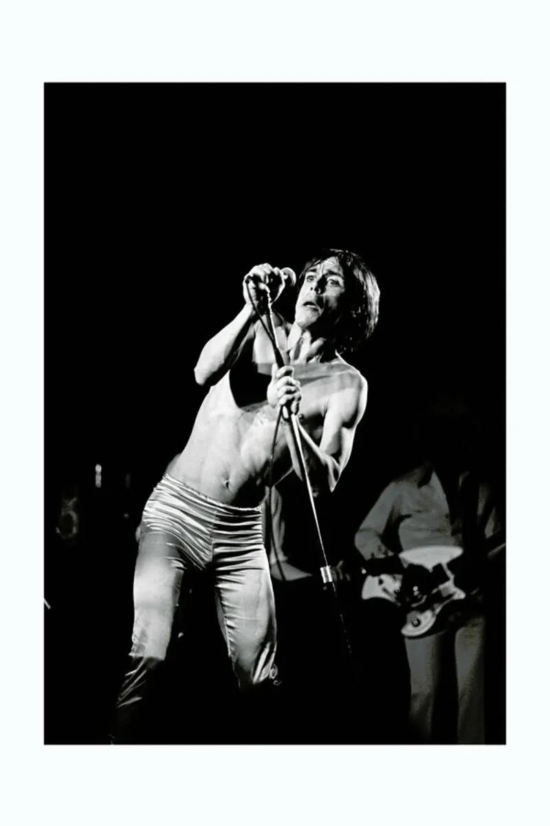 Iggy Pop pellicola backlit da Gallery Print and Art Limited