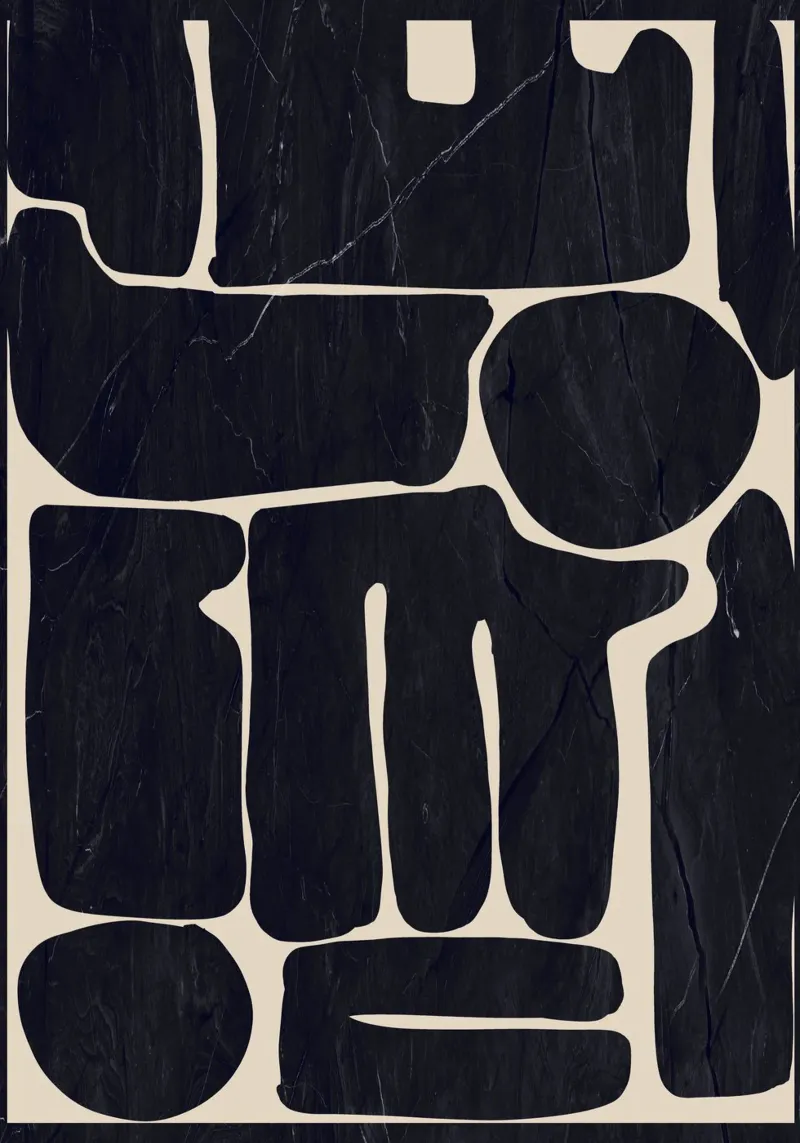 Modern Abstract Minimal Shapes 162 canvas by ThingDesign