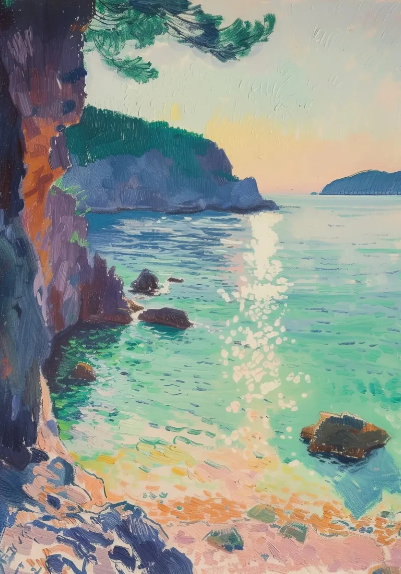Summery colour dreams hahnemühle by Nikis Art Studio