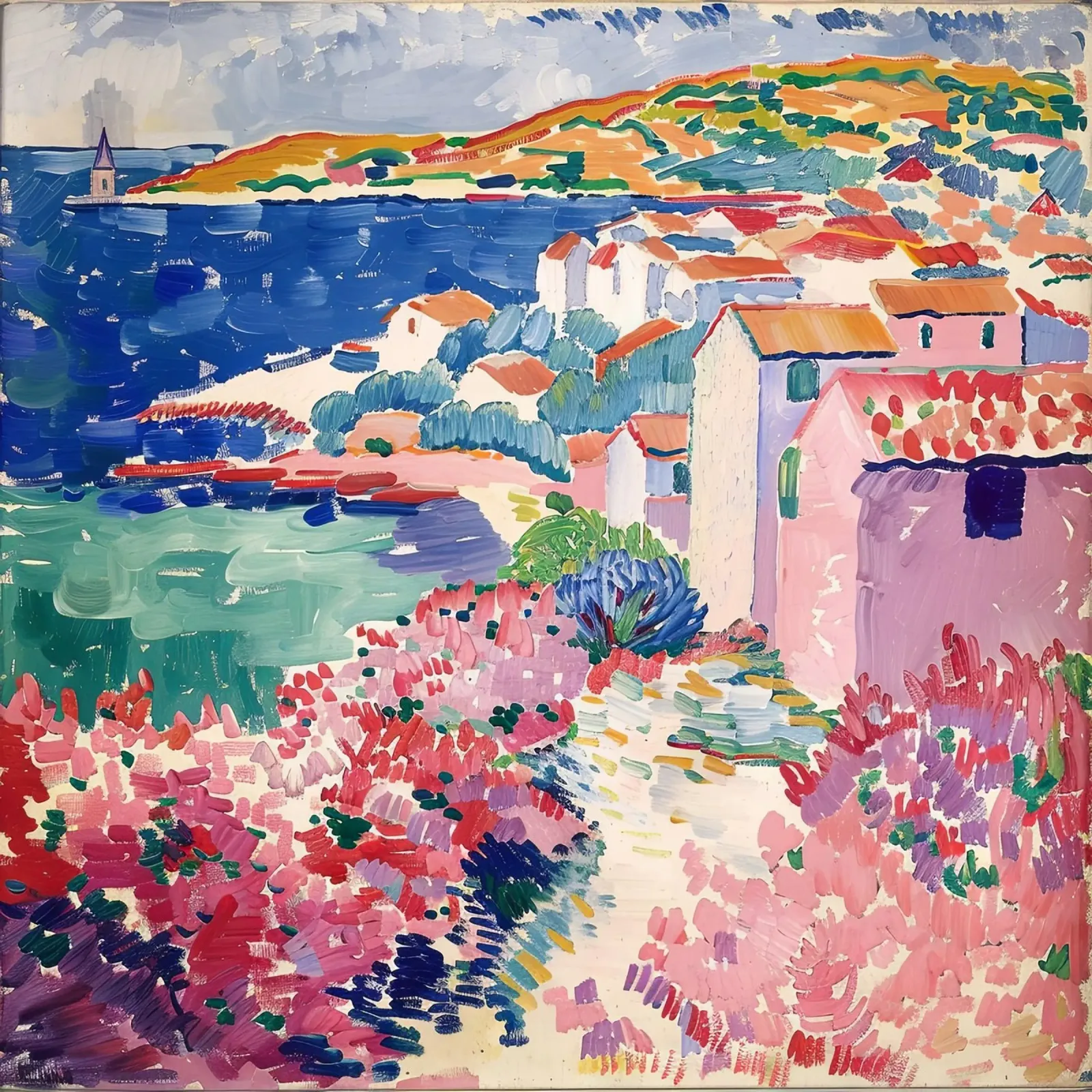 Una visione di luce e colore poster da Nikis Art Studio