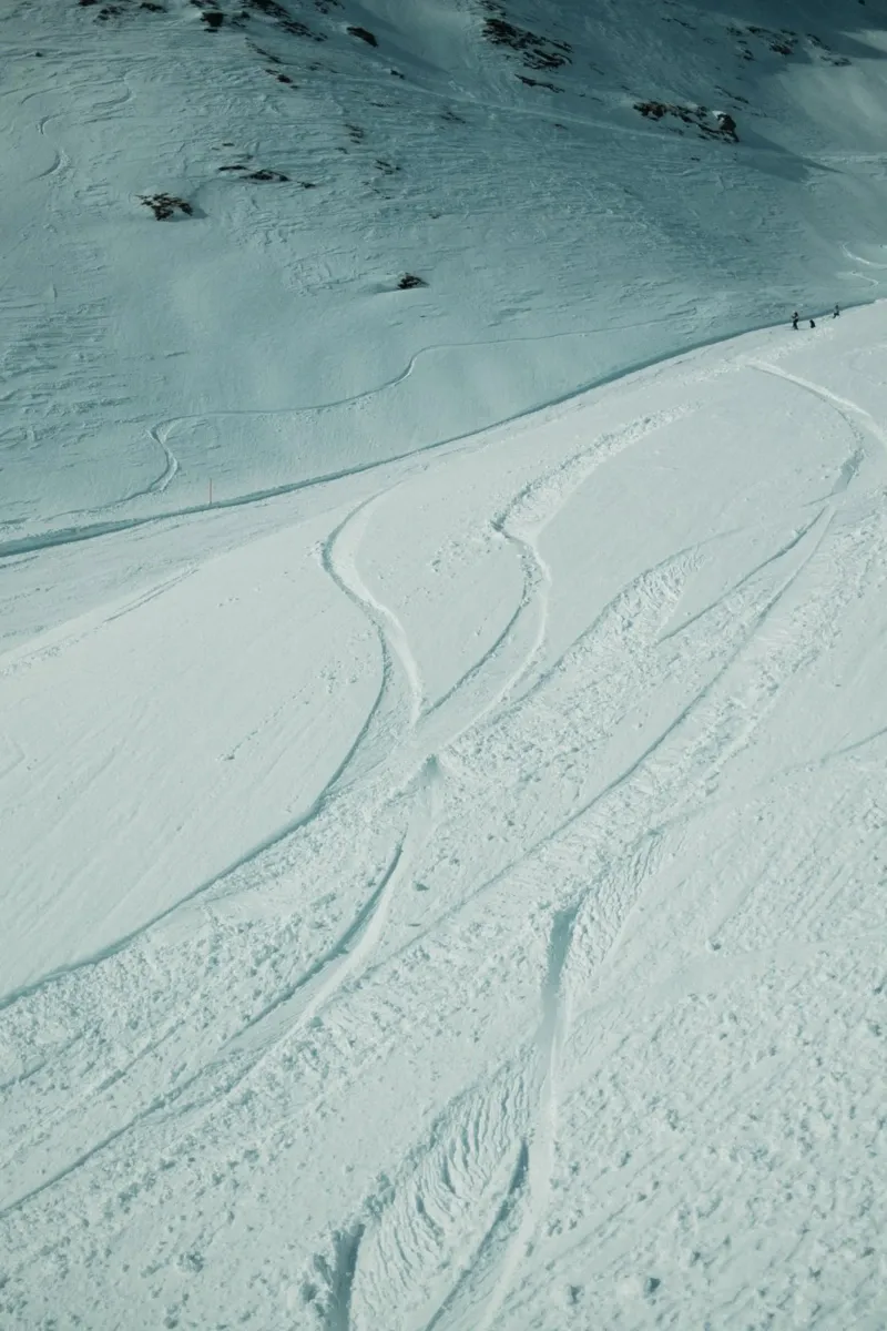 Perfect Ride in the Snow pellicola backlit da Sebastian Hilgetag