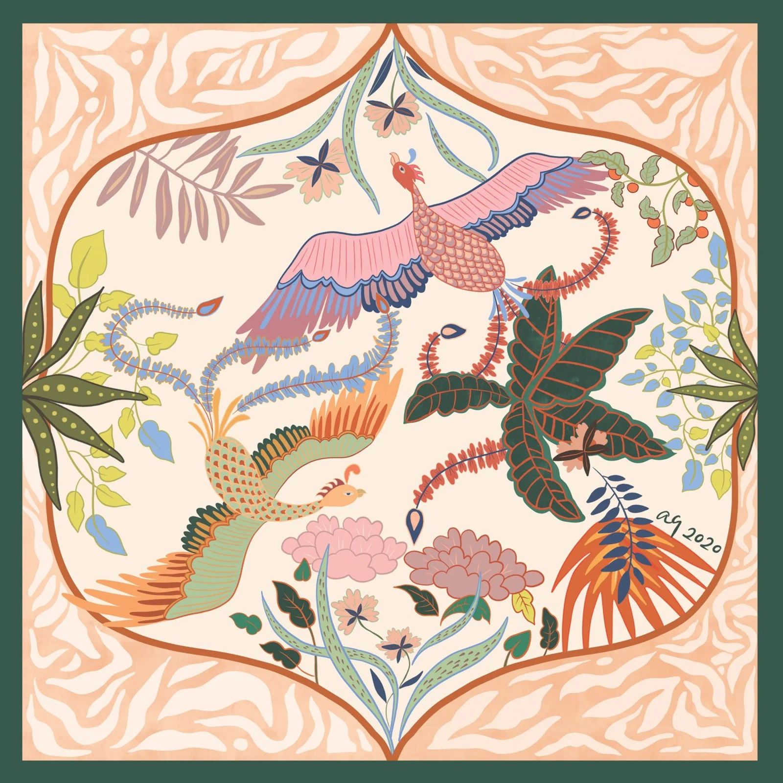 Spring Flight poster by Arty Guava