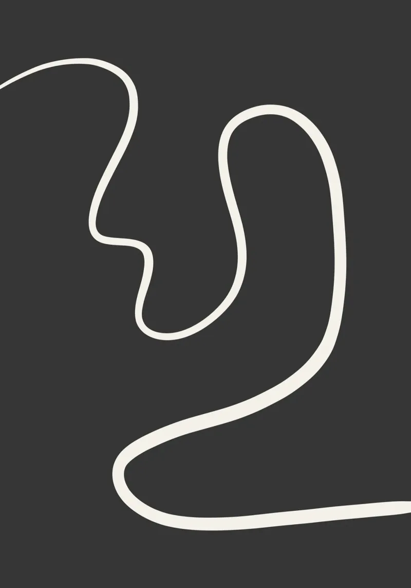 Abstract curve hahnemühle by BAINAI