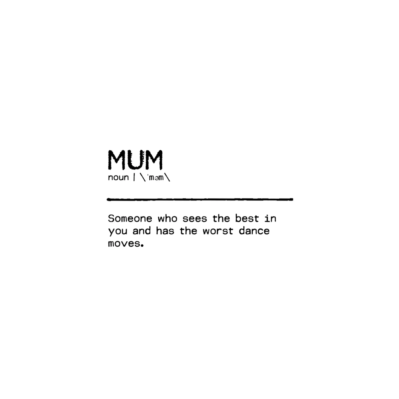 Definition of quota - Mum II poster by Orara Studio