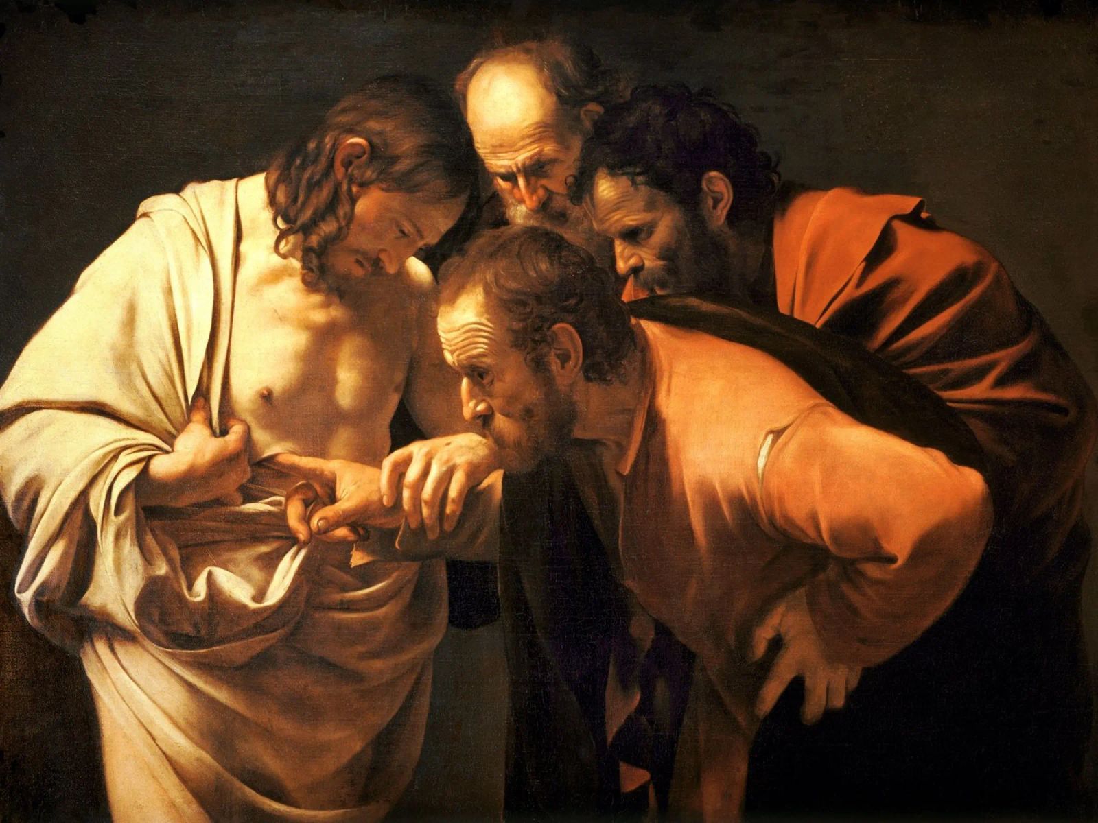 Caravaggio - The Incredulity of Saint Thomas, 1609 poster by Timeless Artworks