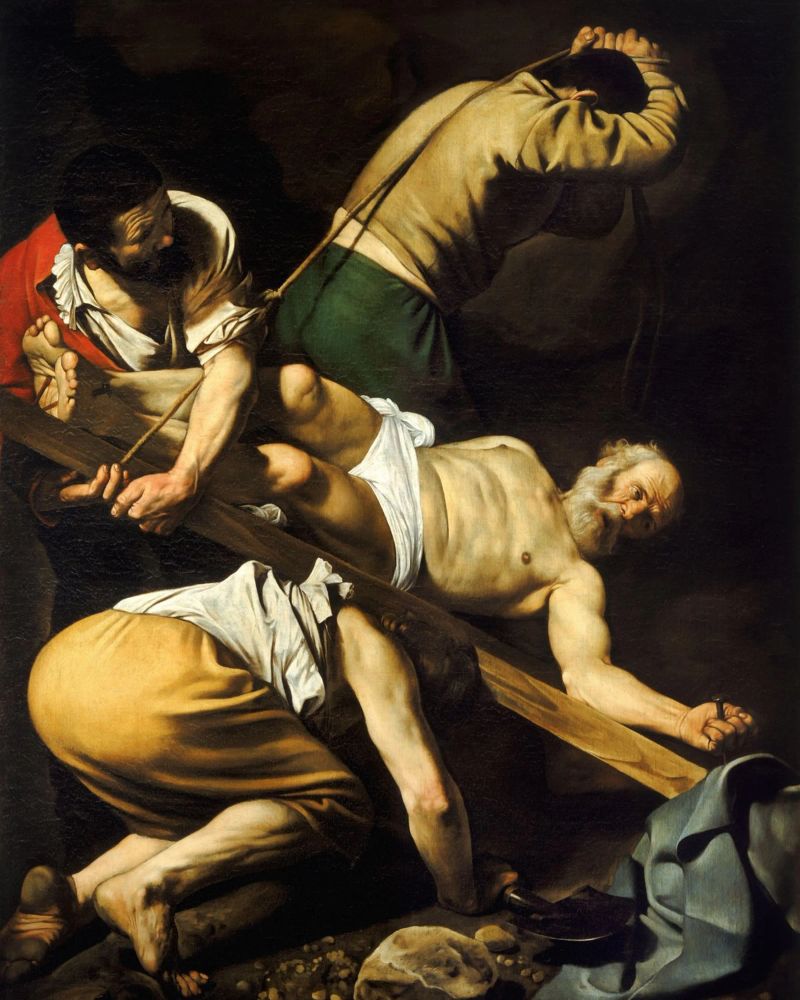 Caravaggio - The Crucifixion of Saint Peter, 1601 poster by Timeless Artworks