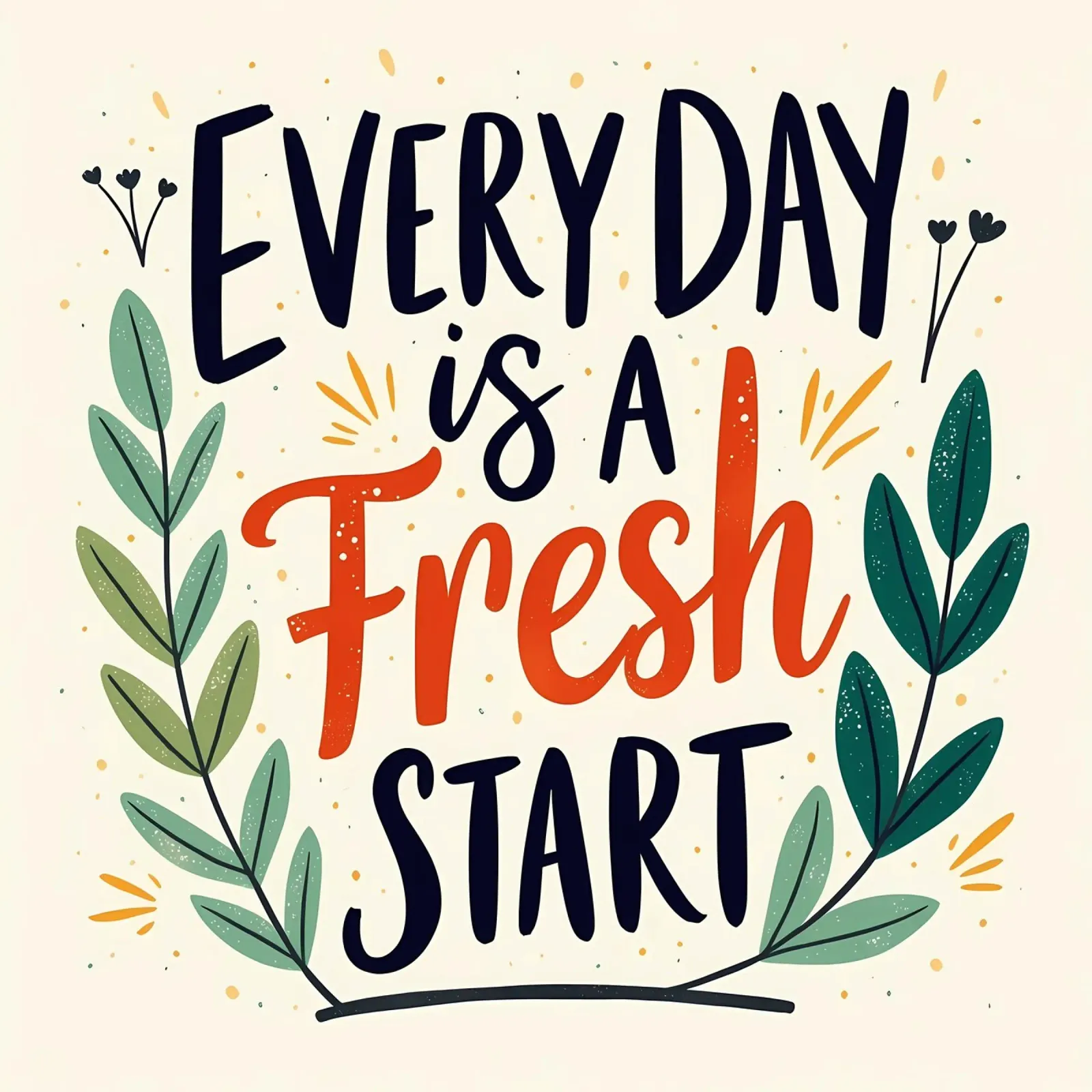 Un nuovo inizio poster da inspirational quote