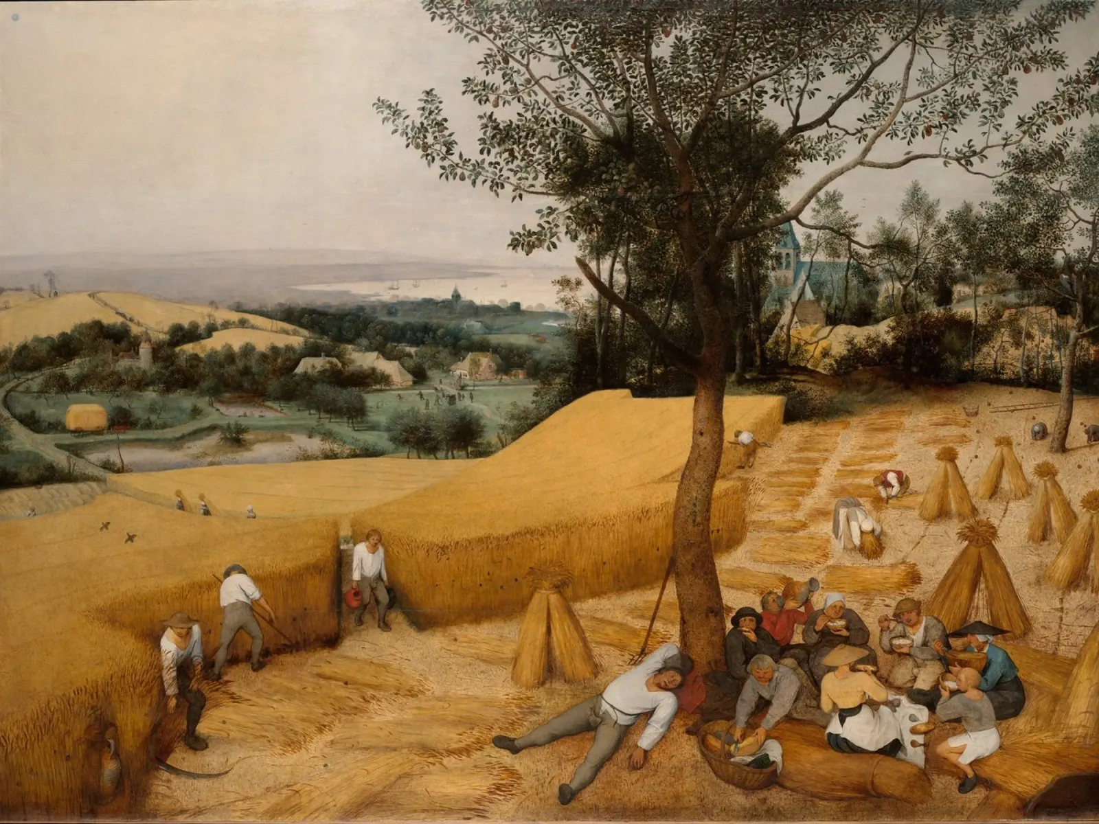 Pieter Bruegel il Vecchio - I mietitori pellicola backlit da William Store
