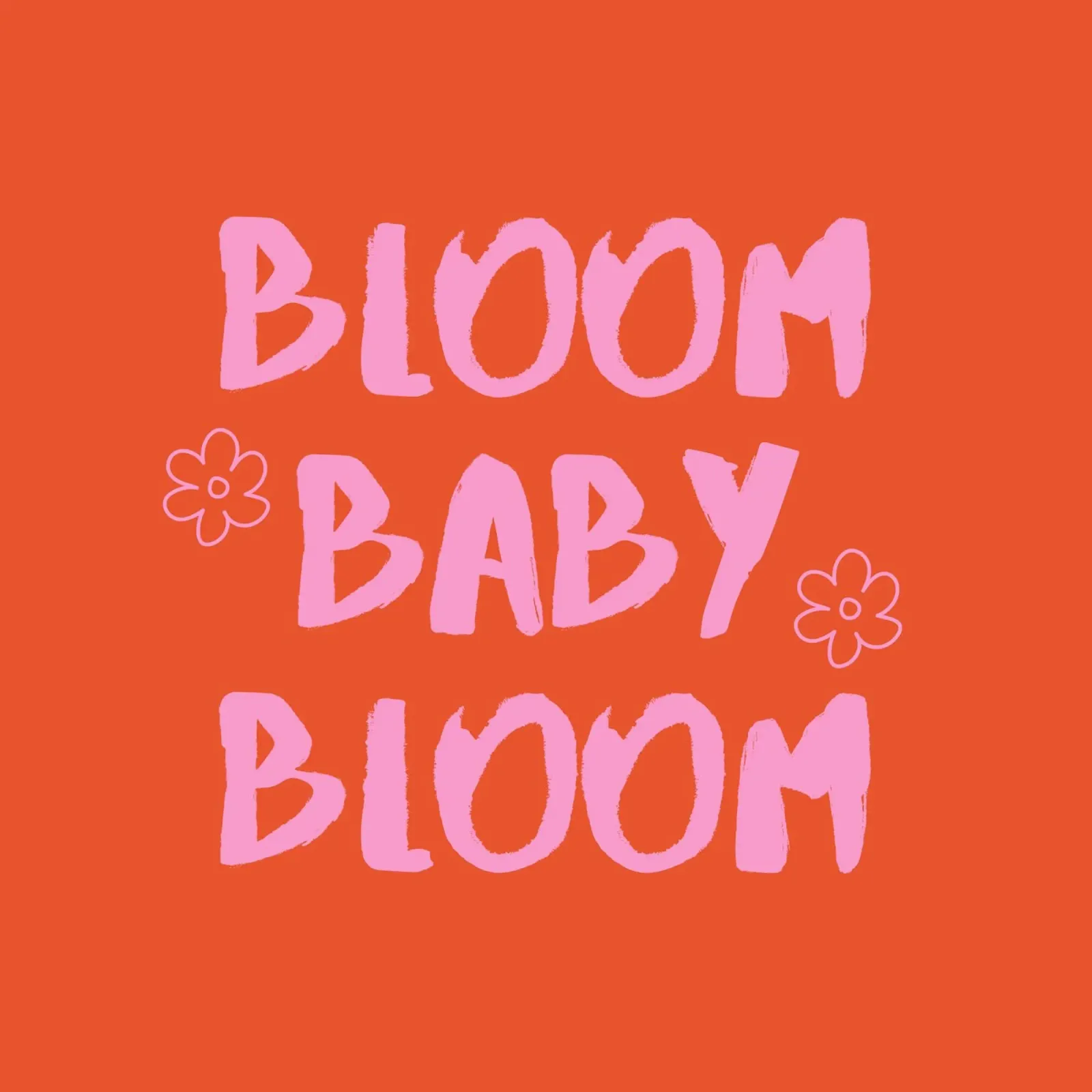 Bloom Baby Bloom canvas by Ohkimiko