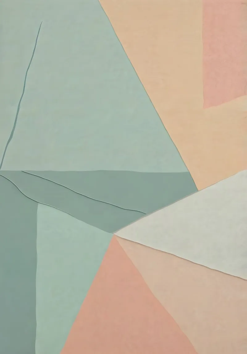 Abstract Pastel Pattern canvas by Charnwood Prints
