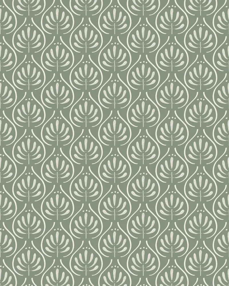 Boho Pattern Sage Green pellicola backlit da anisillustration