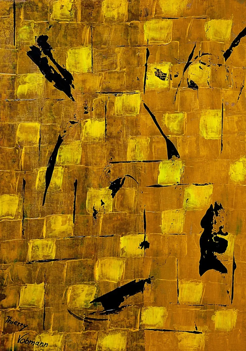IDEAL GIFT 70 pellicola backlit da Thierry Vobmann Abstract painting