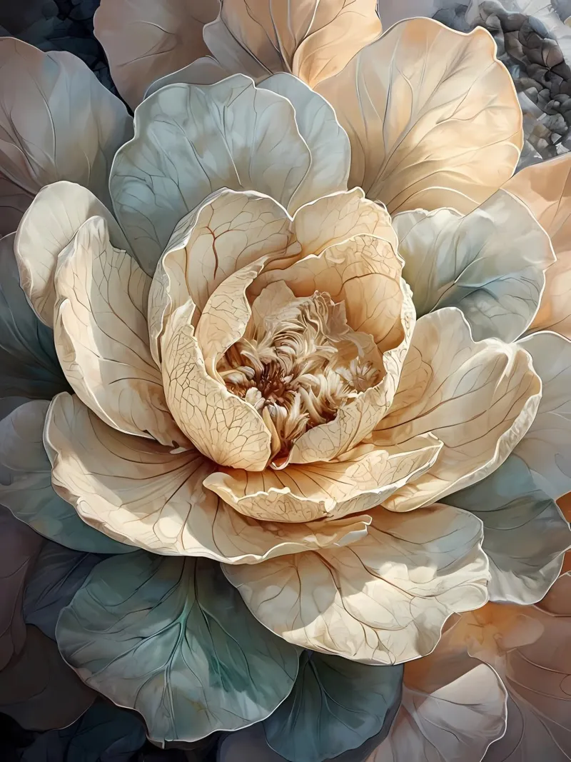 Bloom of Serenity alu-dibond by Artistic-shop