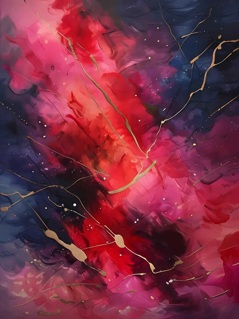 Cosmic Dance hahnemühle by Artistic-shop