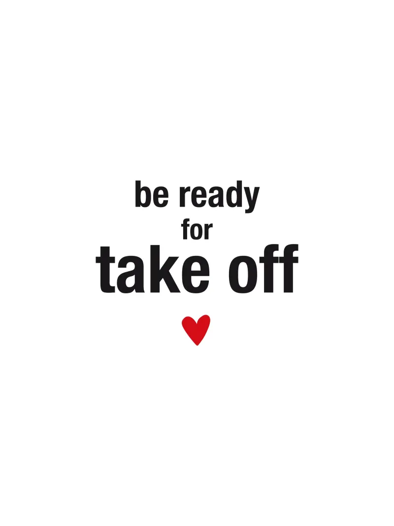 be ready for take off poster da Meridian Design