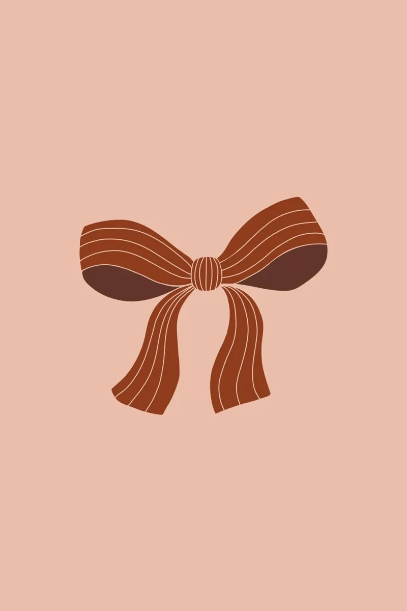 Bow on pink background carta hahnemühle da AleksandraAnna