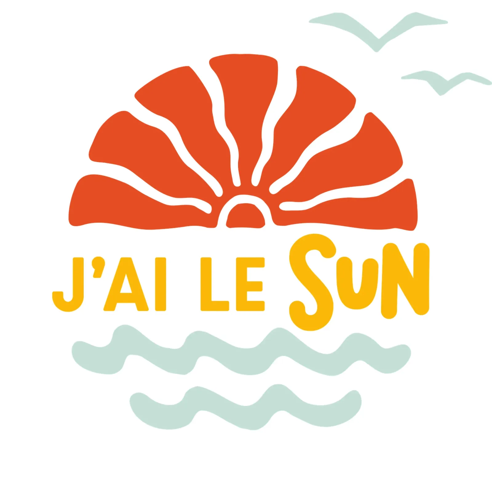 j'ai le sun seum soleil plage retro océan mer carta hahnemühle da alice