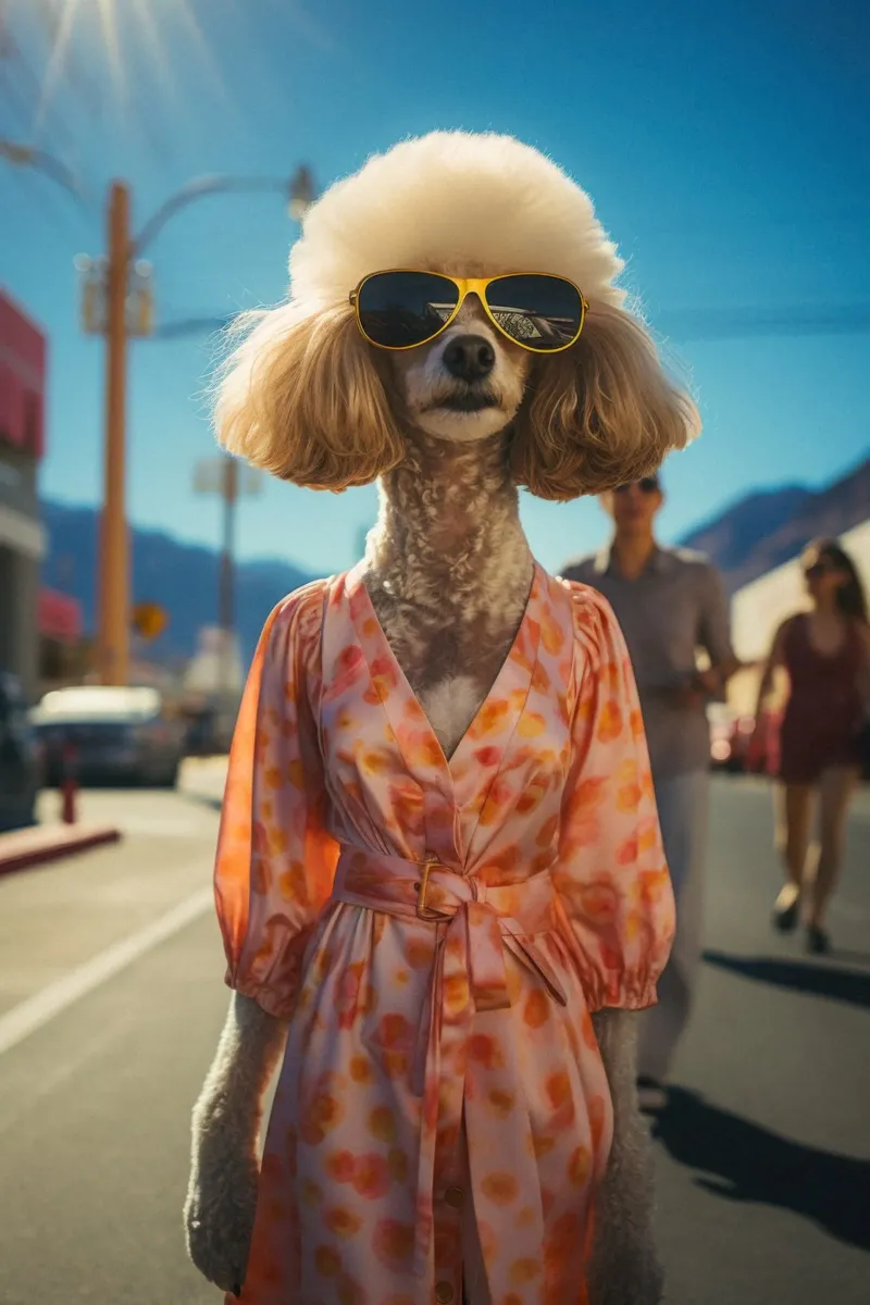 Margot Backlit Folie von Affiches Chien Originales – Dogland