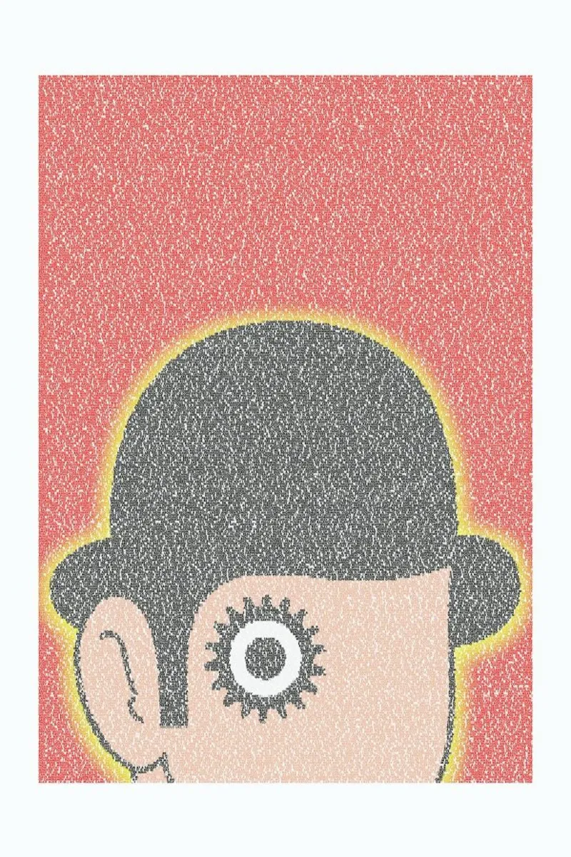 A Clockwork Orange pellicola backlit da Robotic Ewe