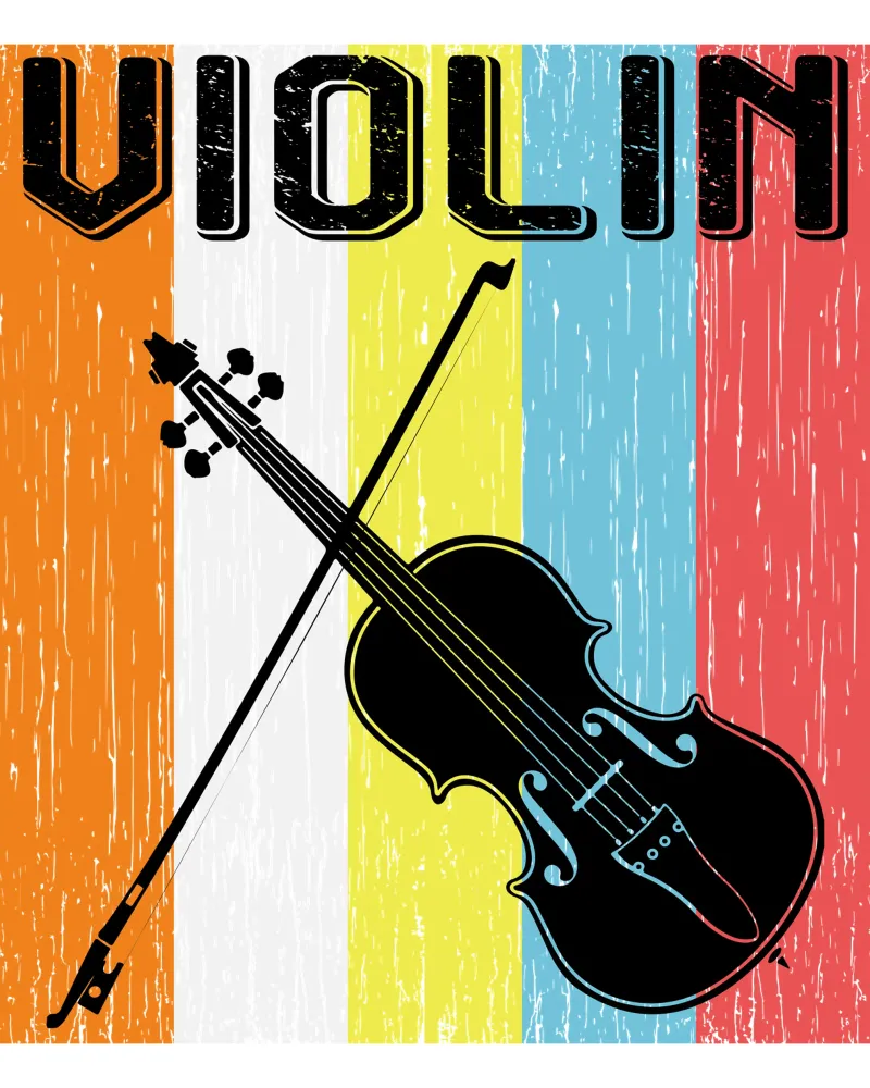 VIOOL RETRO ONTWERP acryl van ririedis
