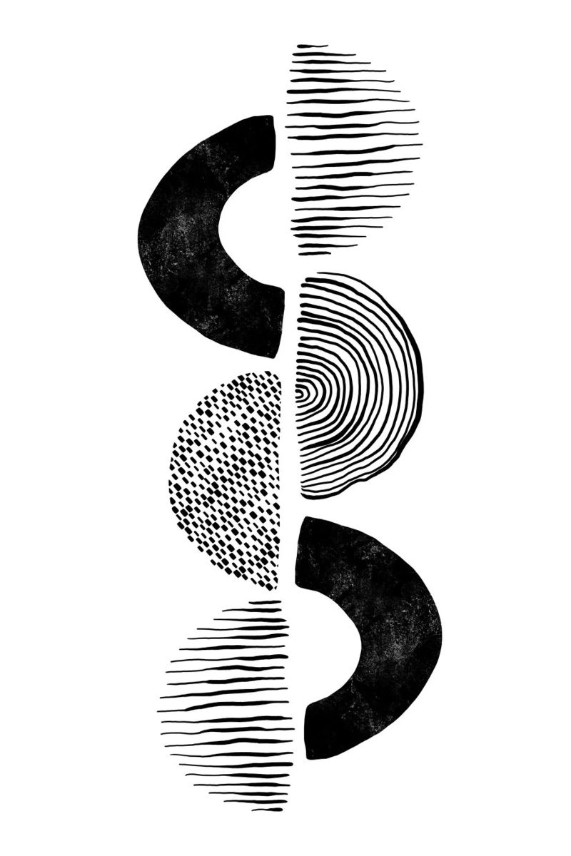 Cats & Dotz - Formes et structures 02 poster de The Artcircle