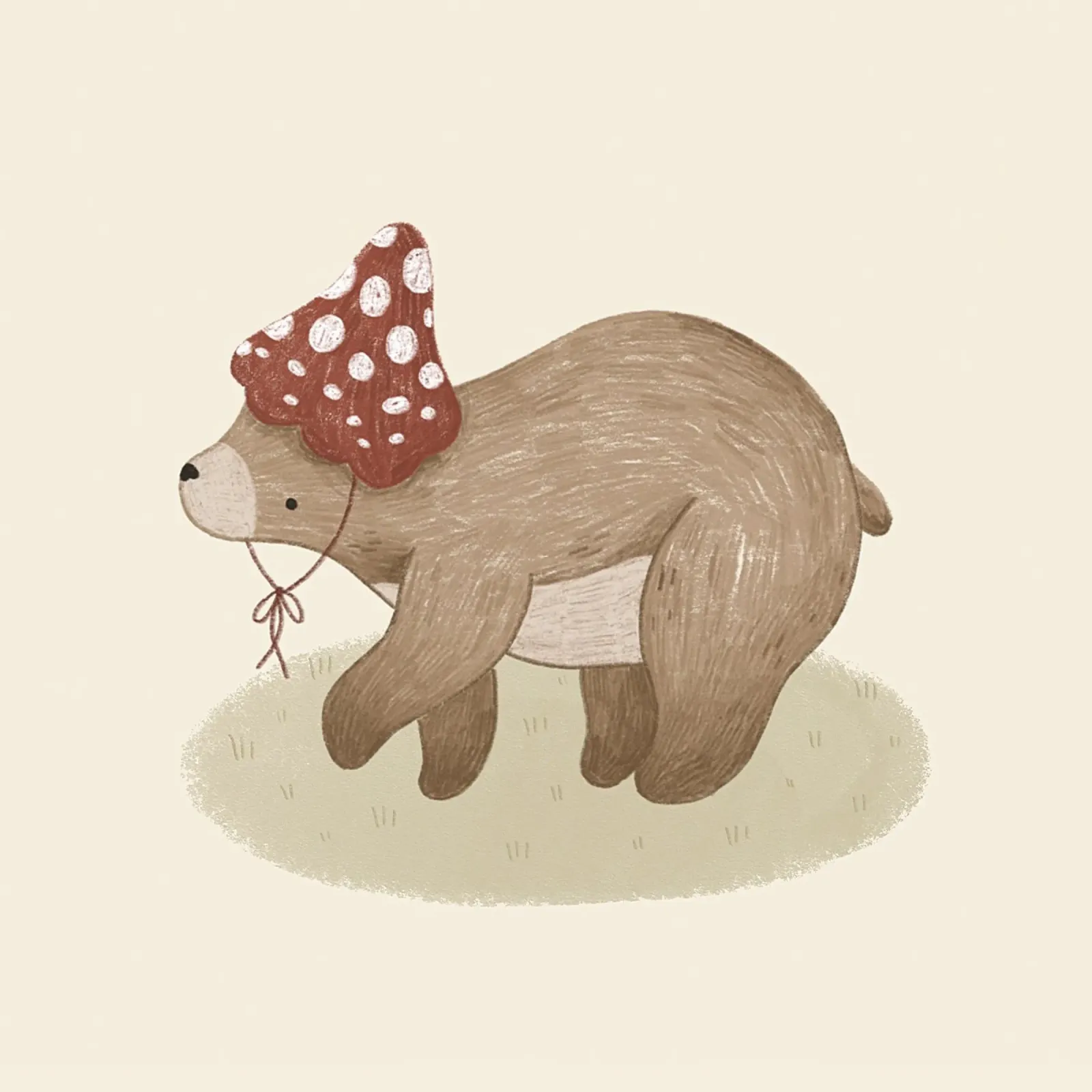 Anna Lunak - L'orso con il cappello di feltro pellicola backlit da The Artcircle