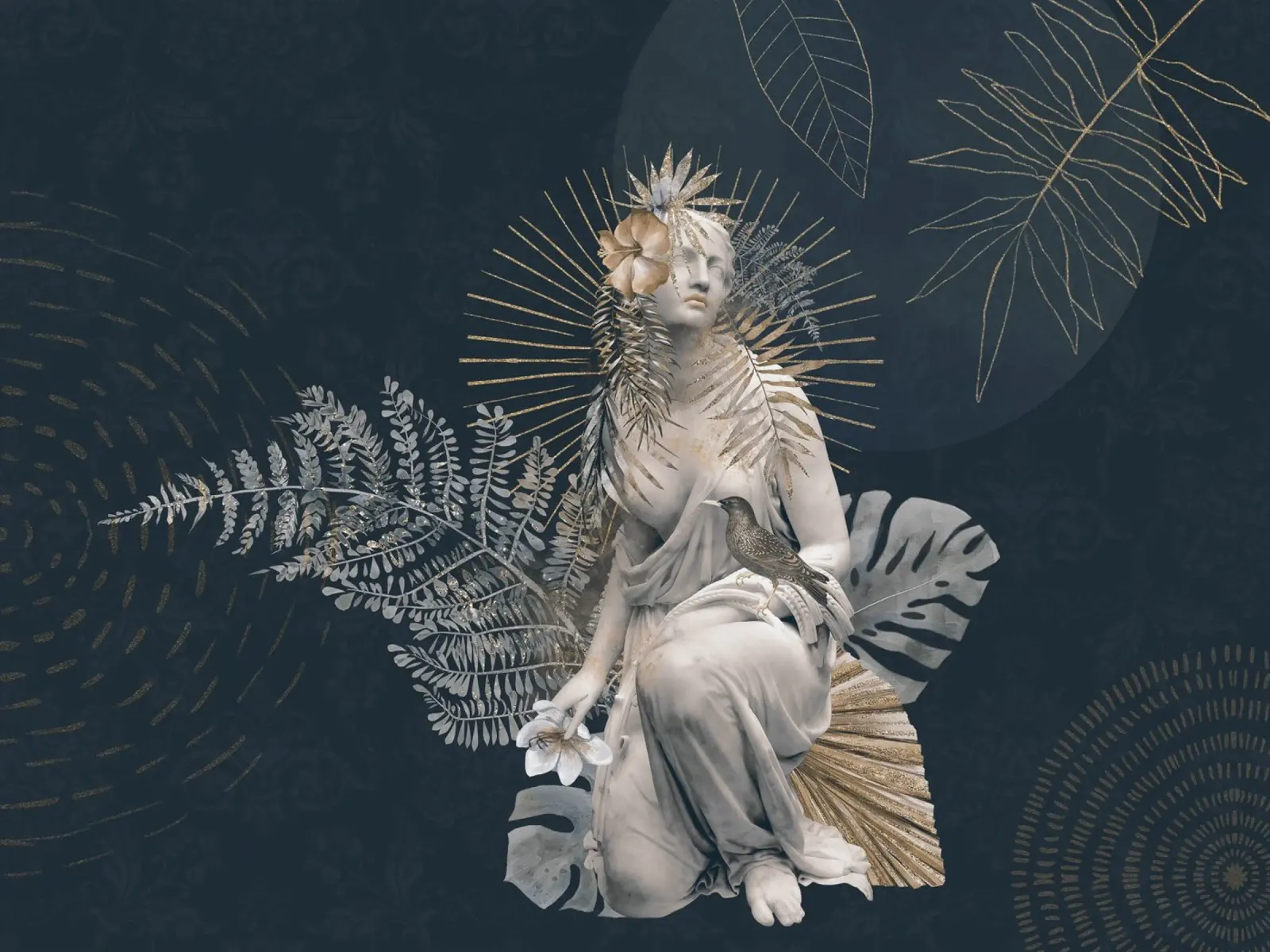 Graceful Strength - Tribute To Female Power hahnemühle by Andrea Haase Vintage World