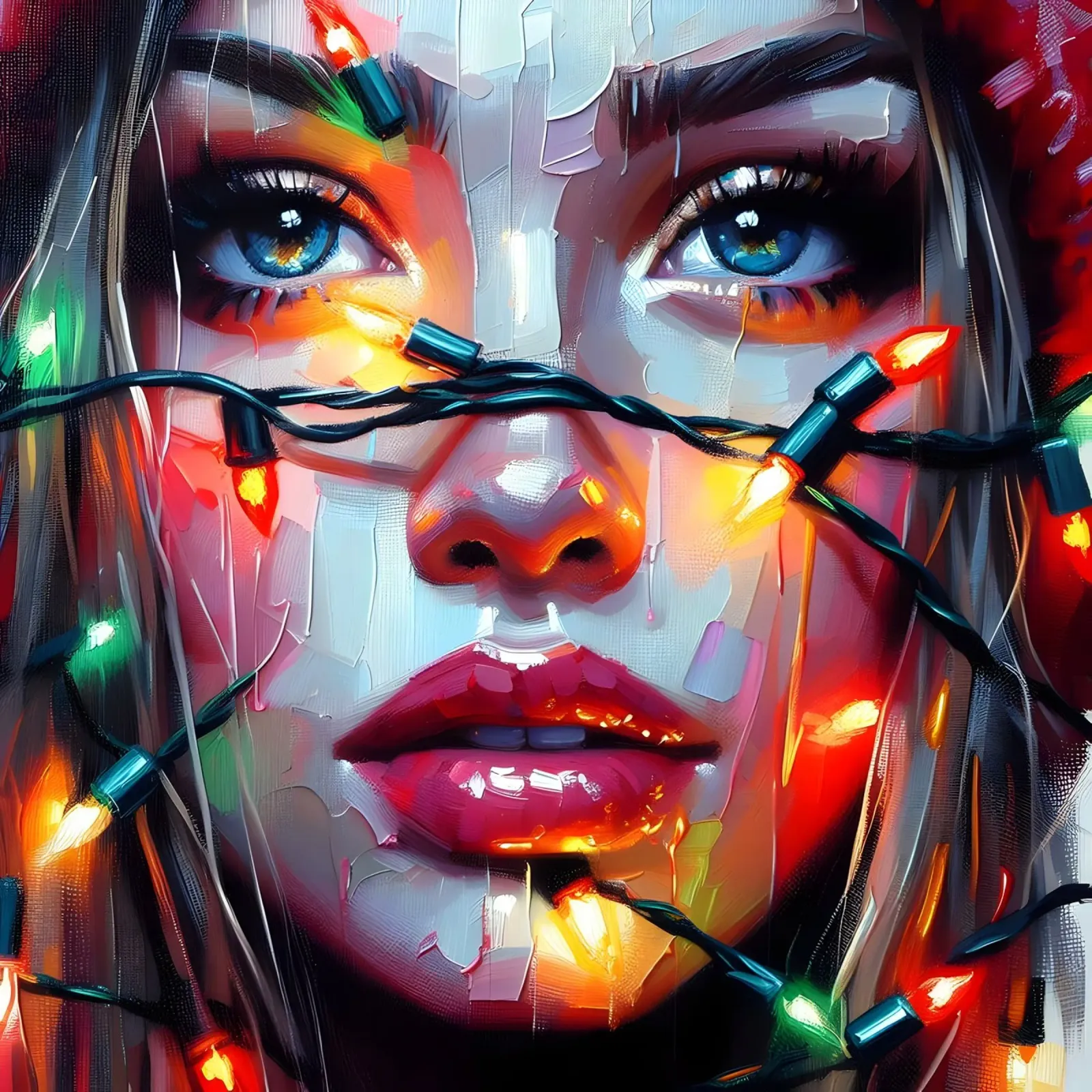 Luces intermitentes de Navidad hahnemühle de ARTOMATIC
