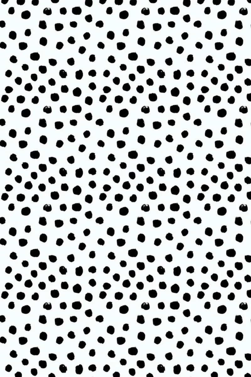 Dots Black And White hahnemühle by Charlotte Winter