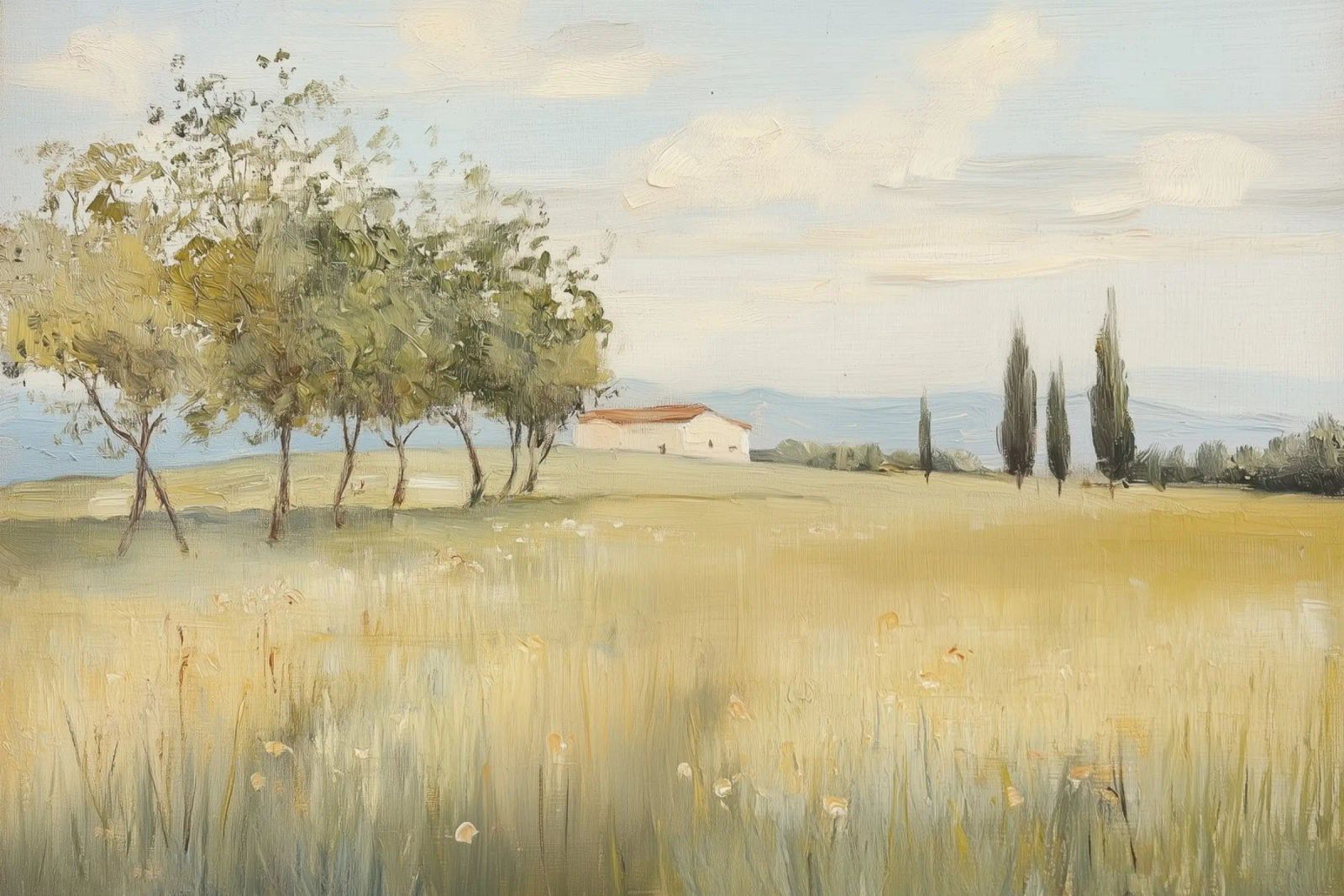 Toskanische Landschaft Poster von Melloi Art Print