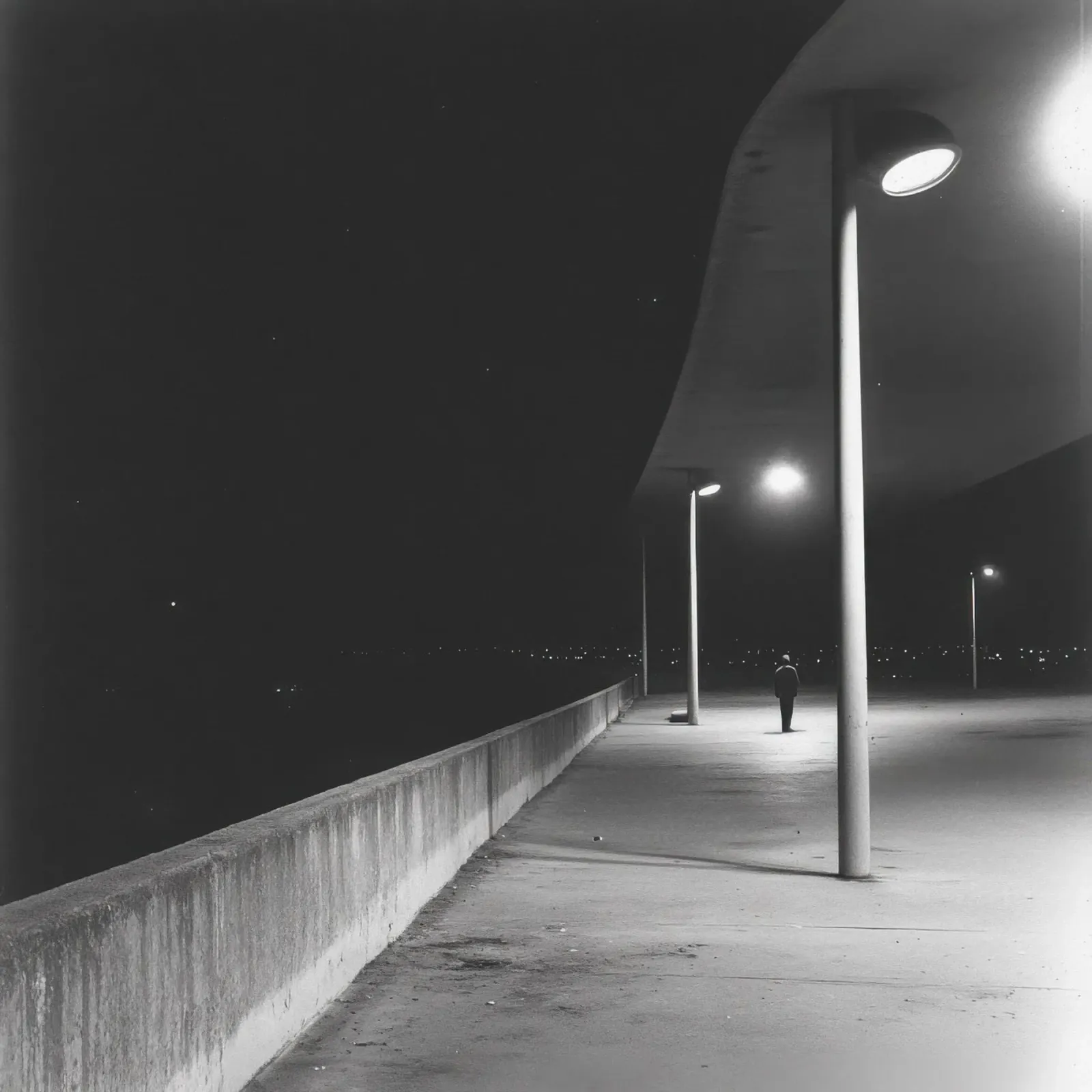 Eenzaamheid Nocturne hahnemühle van Black & White