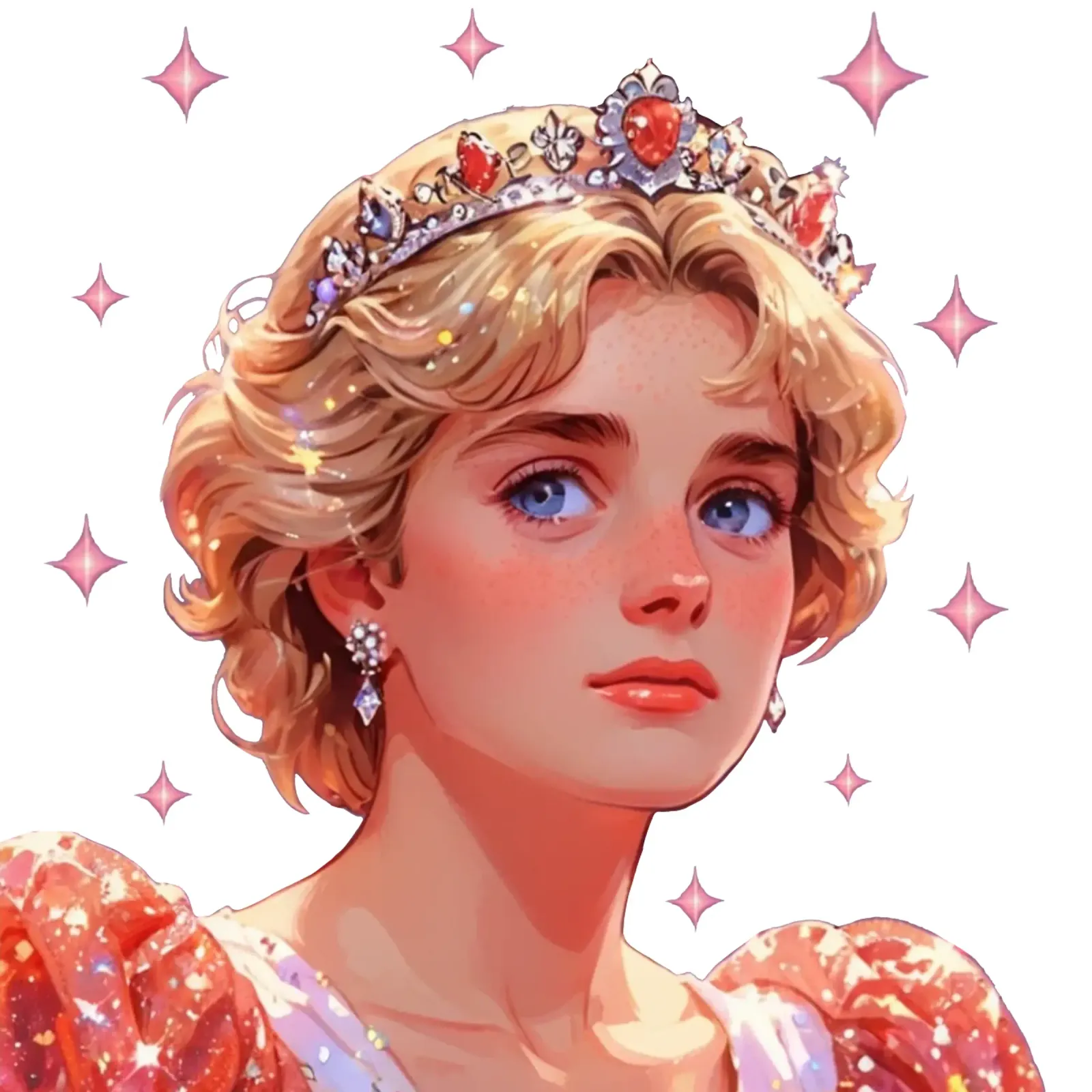 Princess Diana of Wales poster con telaio in plastica da NEKKI