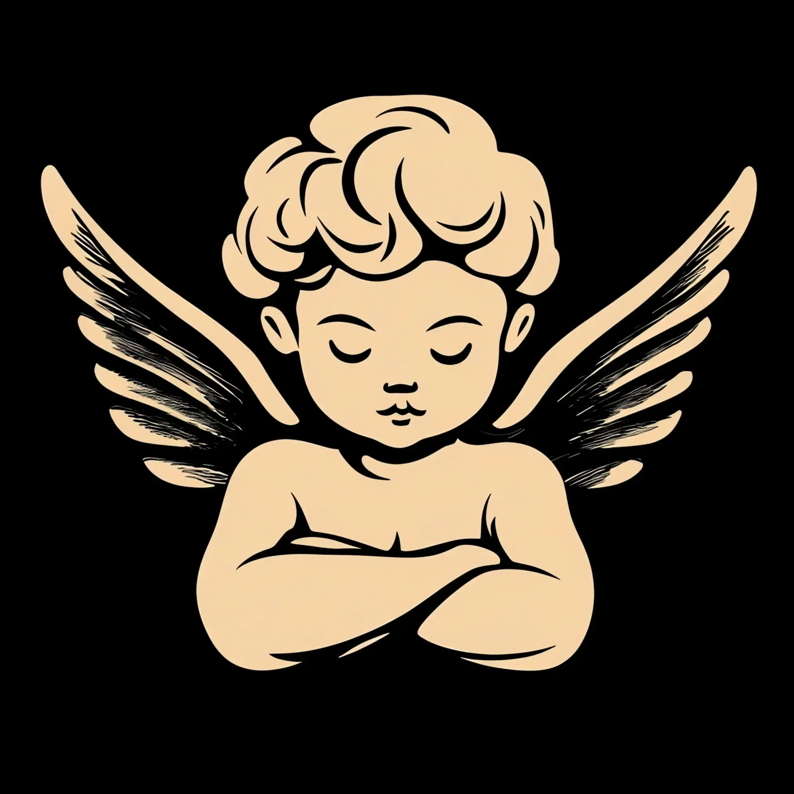 Putto | Il piccolo angelo veglia su di te pellicola backlit da Autofocus