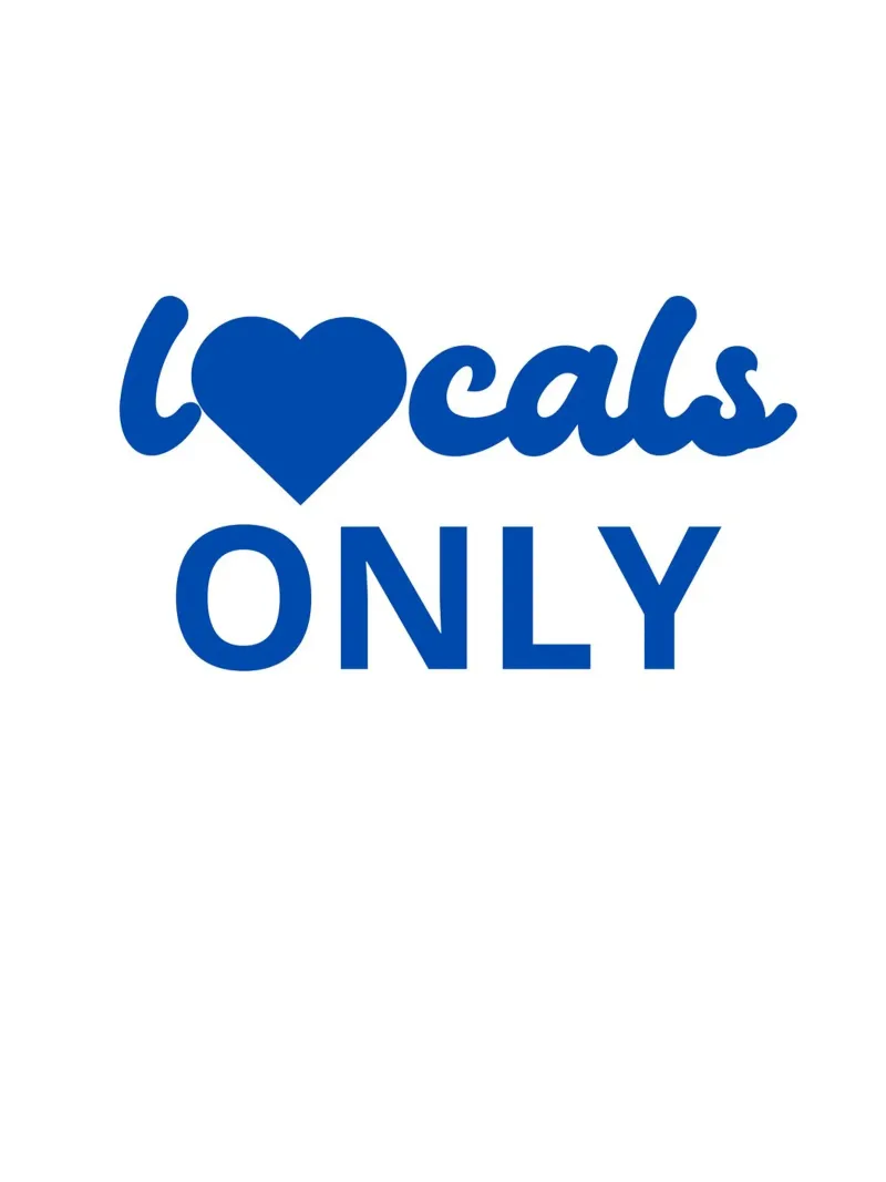 locals ONLY poster con telaio in alluminio da ramosashop