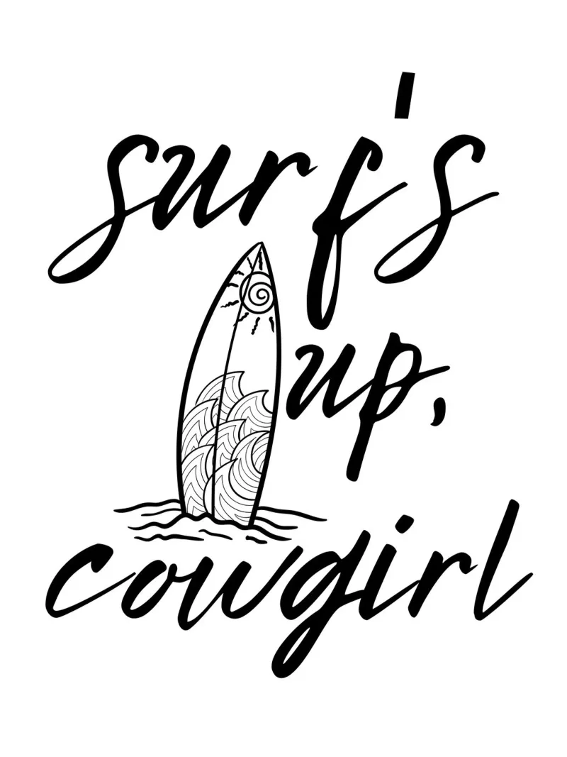 surf's up, cowgirl carta hahnemühle da ramosashop